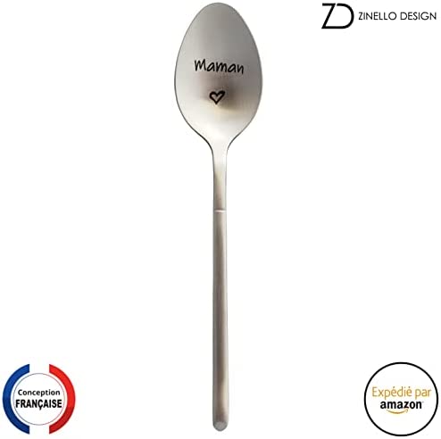 Cuillère avec Message d’Amour, Idee Cadeau Original et Personnalisé pour une Fête, Noël ou un Anniversaire, Cuillère à Café / Dessert avec son Coffret pour Offrir (Maman je t’aime) Cuillère avec Message d’Amour, Idee Cadeau Original et Personnalisé pour une Fête, Noël ou un Anniversaire, Cuillère à Café / Dessert avec son Coffret pour Offrir (Maman je t’aime)