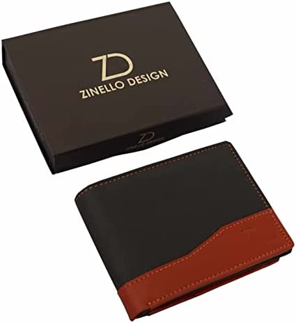 Portefeuille Homme En Cuir Véritable Pomelo Best - Mince, Avec Porte-monnaie, En Coffret Cadeau