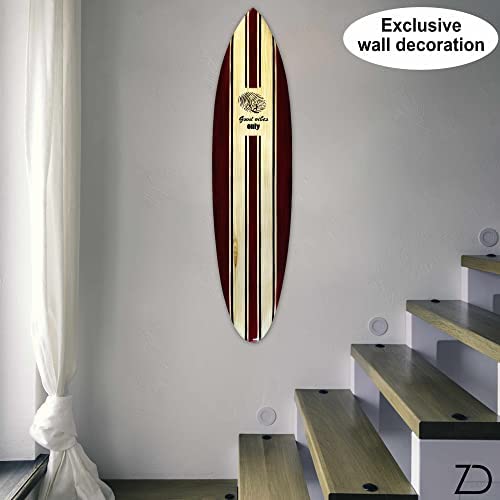 Planche de Surf Décorative en Bois de Manguier Fabriquée à la Main à Bali. Deco murale boheme à suspendre dans la chambre, le salon. Idée cadeau déco bord de mer, été, hawaii, vintage (Good Vibes) Planche de Surf Décorative en Bois de Manguier Fabriquée à la Main à Bali. Deco murale boheme à suspendre dans la chambre, le salon. Idée cadeau déco bord de mer, été, hawaii, vintage (Good Vibes)