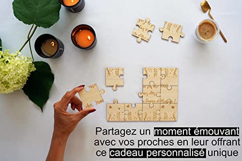 Puzzle en Bois Veux-tu être ma Témoin, Idee Cadeau Casse Tete Original et Personnalisé pour Faire Votre Demande de Temoin pour Votre Mariage, Annonce Insolite EVJF, avec Pochette Cadeau Puzzle en Bois Veux-tu être ma Témoin, Idee Cadeau Casse Tete Original et Personnalisé pour Faire Votre Demande de Temoin pour Votre Mariage, Annonce Insolite EVJF, avec Pochette Cadeau
