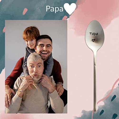 Cuillère avec Message d’Amour, Idee Cadeau Original et Personnalisé pour une Fête, Noël ou un Anniversaire, Cuillère à Café / Dessert avec son Coffret pour Offrir (Papa Je t’aime) Cuillère avec Message d’Amour, Idee Cadeau Original et Personnalisé pour une Fête, Noël ou un Anniversaire, Cuillère à Café / Dessert avec son Coffret pour Offrir (Papa Je t’aime)