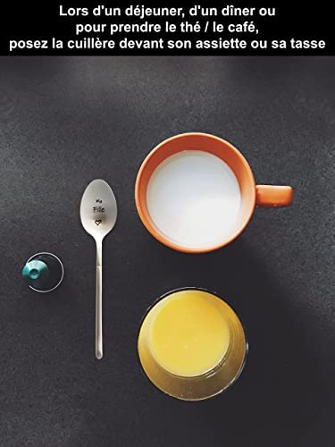 Cuillère avec Message d’Amour, Idee Cadeau Original et Personnalisé pour une Fête, Noël ou un Anniversaire, Cuillère à Café / Dessert avec son Coffret pour Offrir (Ma Fille je t’aime) Cuillère avec Message d’Amour, Idee Cadeau Original et Personnalisé pour une Fête, Noël ou un Anniversaire, Cuillère à Café / Dessert avec son Coffret pour Offrir (Ma Fille je t’aime)