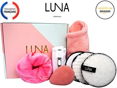 Coffret Cadeau Femme Soin Beauté Spa avec Message Personnalisé pour Offrir, Set de Démaquillage 7 produits Original et Utile, Idee Box Cadeau Bien Etre Anniversaire, Noel, Fete des Meres Coffret Cadeau Femme Soin Beauté Spa avec Message Personnalisé pour Offrir, Set de Démaquillage 7 produits Original et Utile, Idee Box Cadeau Bien Etre Anniversaire, Noel, Fete des Meres