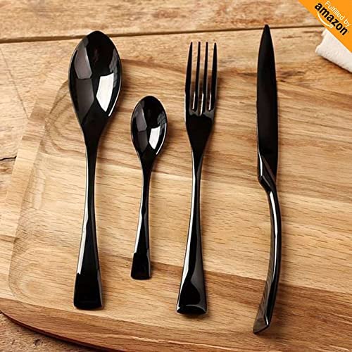 Ménagère de couverts Inox pour 6 personnes. Ensemble de couverts de table 24 pièces haut de gamme en acier inoxydable 18/10. Service de table complet livré dans un coffret cadeau pour offrir.… Ménagère de couverts Inox pour 6 personnes. Ensemble de couverts de table 24 pièces haut de gamme en acier inoxydable 18/10. Service de table complet livré dans un coffret cadeau pour offrir.…