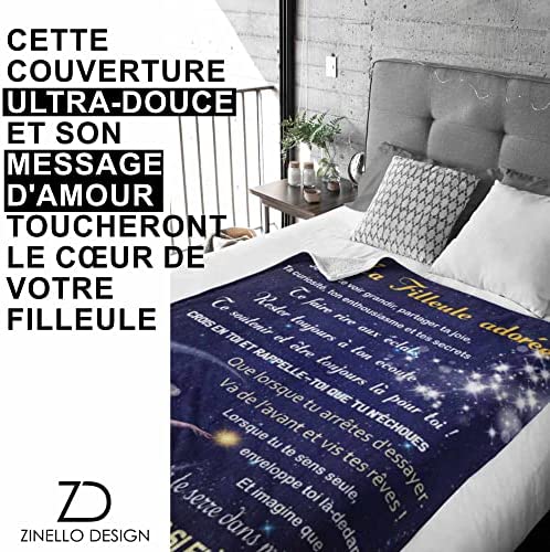 Plaid Personnalisé Doux Polaire pour Offrir à sa Filleule. Idée Cadeau Insolite Utile pour Un Anniversaire Noel Une Fête Un Mariage. Couverture Couvre Lit pour la Deco de la Maison Plaid Personnalisé Doux Polaire pour Offrir à sa Filleule. Idée Cadeau Insolite Utile pour Un Anniversaire Noel Une Fête Un Mariage. Couverture Couvre Lit pour la Deco de la Maison