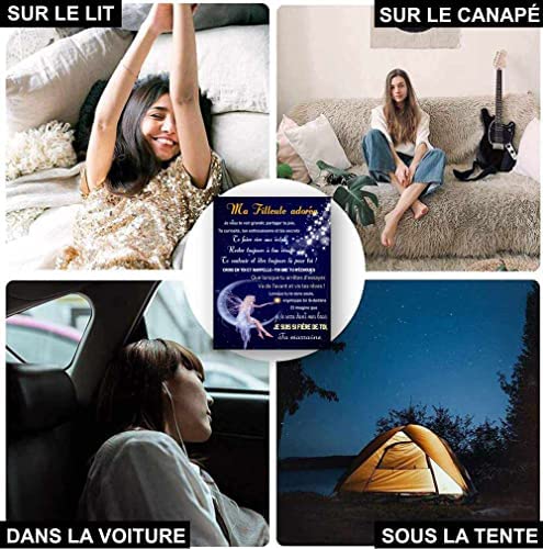 Plaid Personnalisé Doux Polaire pour Offrir à sa Filleule. Idée Cadeau Insolite Utile pour Un Anniversaire Noel Une Fête Un Mariage. Couverture Couvre Lit pour la Deco de la Maison Plaid Personnalisé Doux Polaire pour Offrir à sa Filleule. Idée Cadeau Insolite Utile pour Un Anniversaire Noel Une Fête Un Mariage. Couverture Couvre Lit pour la Deco de la Maison