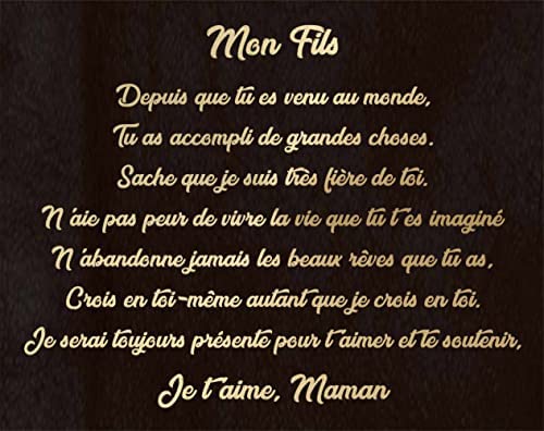Portefeuille en Cuir pour Homme Livré dans un Coffret Cadeau avec Message Personnalisé pour Votre Fils. Porte Carte Bancaire, Porte Monnaie, Porte Feuille. Idée Cadeau Noel Anniversaire Fête des Pères Portefeuille en Cuir pour Homme Livré dans un Coffret Cadeau avec Message Personnalisé pour Votre Fils. Porte Carte Bancaire, Porte Monnaie, Porte Feuille. Idée Cadeau Noel Anniversaire Fête des Pères