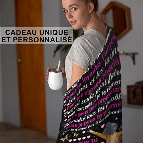 Plaid Personnalisé Doux Polaire pour Offrir à sa Soeur. Idée Cadeau Insolite Utile pour Un Anniversaire Noel la Fête des Mères Un Mariage. Couverture Couvre Lit pour la Deco de la Maison Plaid Personnalisé Doux Polaire pour Offrir à sa Soeur. Idée Cadeau Insolite Utile pour Un Anniversaire Noel la Fête des Mères Un Mariage. Couverture Couvre Lit pour la Deco de la Maison