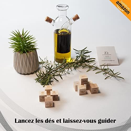 Inspire Meal® Dés en bois gravés pour trouver l’inspiration en cuisine. Ideal pour le Batch Cooking. Décideur de recettes avec votre livre de cuisine. Cadeau gourmet, cadeau cuisine, diner entre amis Inspire Meal® Dés en bois gravés pour trouver l’inspiration en cuisine. Ideal pour le Batch Cooking. Décideur de recettes avec votre livre de cuisine. Cadeau gourmet, cadeau cuisine, diner entre amis