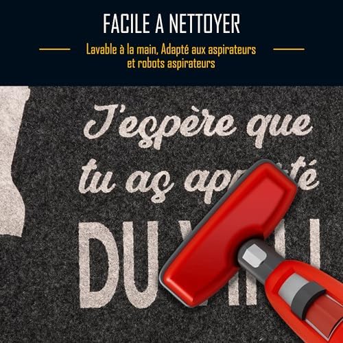 Zinello Design – Paillasson Personnalisé – Tapis d’Entrée Gris Noir 40×60 cm Intérieur Extérieur avec Message Personnalisé – Antidérapant, Lavable et Résistant à la Pluie – Idée Cadeau Crémaillère Zinello Design – Paillasson Personnalisé – Tapis d’Entrée Gris Noir 40×60 cm Intérieur Extérieur avec Message Personnalisé – Antidérapant, Lavable et Résistant à la Pluie – Idée Cadeau Crémaillère