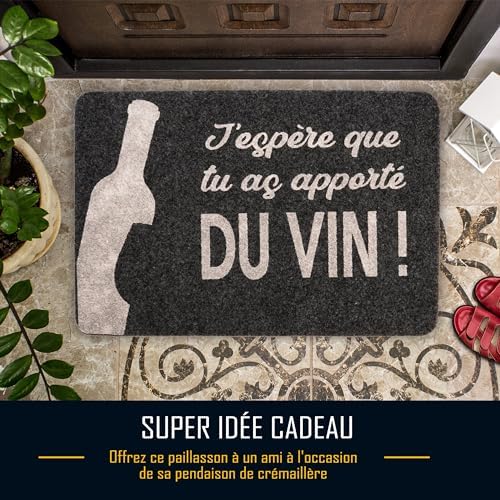 Zinello Design – Paillasson Personnalisé – Tapis d’Entrée Gris Noir 40×60 cm Intérieur Extérieur avec Message Personnalisé – Antidérapant, Lavable et Résistant à la Pluie – Idée Cadeau Crémaillère Zinello Design – Paillasson Personnalisé – Tapis d’Entrée Gris Noir 40×60 cm Intérieur Extérieur avec Message Personnalisé – Antidérapant, Lavable et Résistant à la Pluie – Idée Cadeau Crémaillère