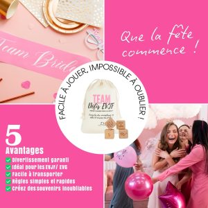 Team défi EVJF - Jeu de dés pour future mariée 2