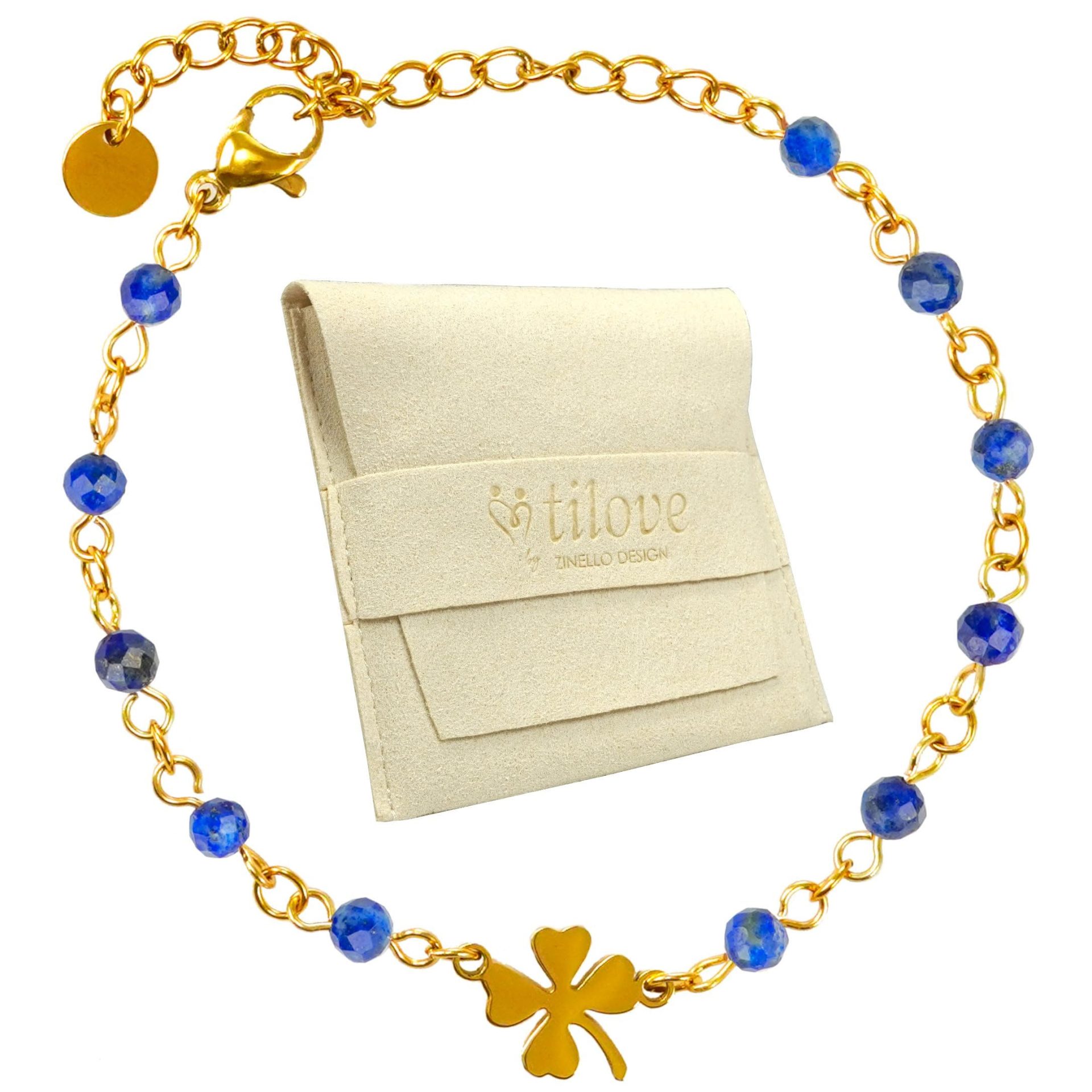 Bracelet en Pierre Naturelle de Lapis Lazuli