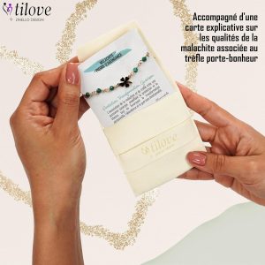 Bracelet en Pierre Naturelle de Malachite 3