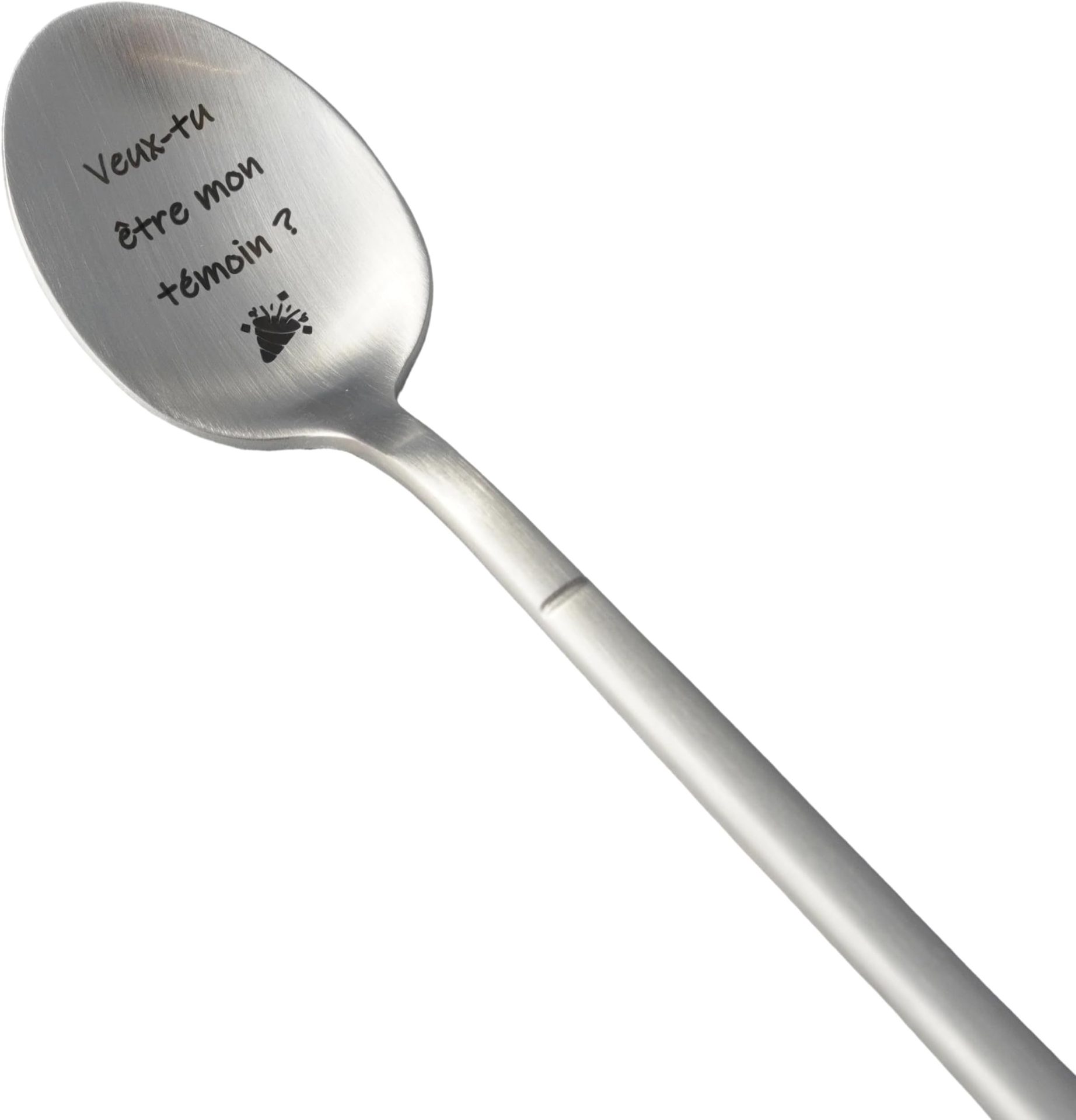 Cuillère personnalisée Veux-tu être mon témoin
