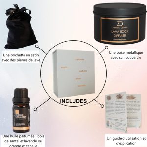 Diffuseur Huiles Essentielles Sans Fils En Pierre De Lave 2