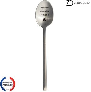 Cuillère personnalisée Veux-tu être mon témoin 2