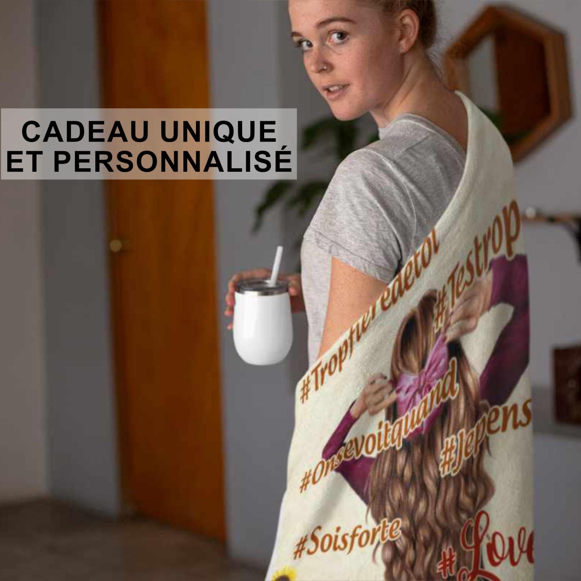 Plaid Personnalisé Doux Polaire pour Offrir à sa Nièce. Idée Cadeau Insolite Utile pour Un Anniversaire Noel Une Fête Un Baptème. Couverture Couvre Lit pour la Déco de la Maison Plaid Personnalisé Doux Polaire pour Offrir à sa Nièce. Idée Cadeau Insolite Utile pour Un Anniversaire Noel Une Fête Un Baptème. Couverture Couvre Lit pour la Déco de la Maison