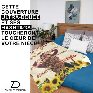 Plaid personnalisé pour sa nièce 4