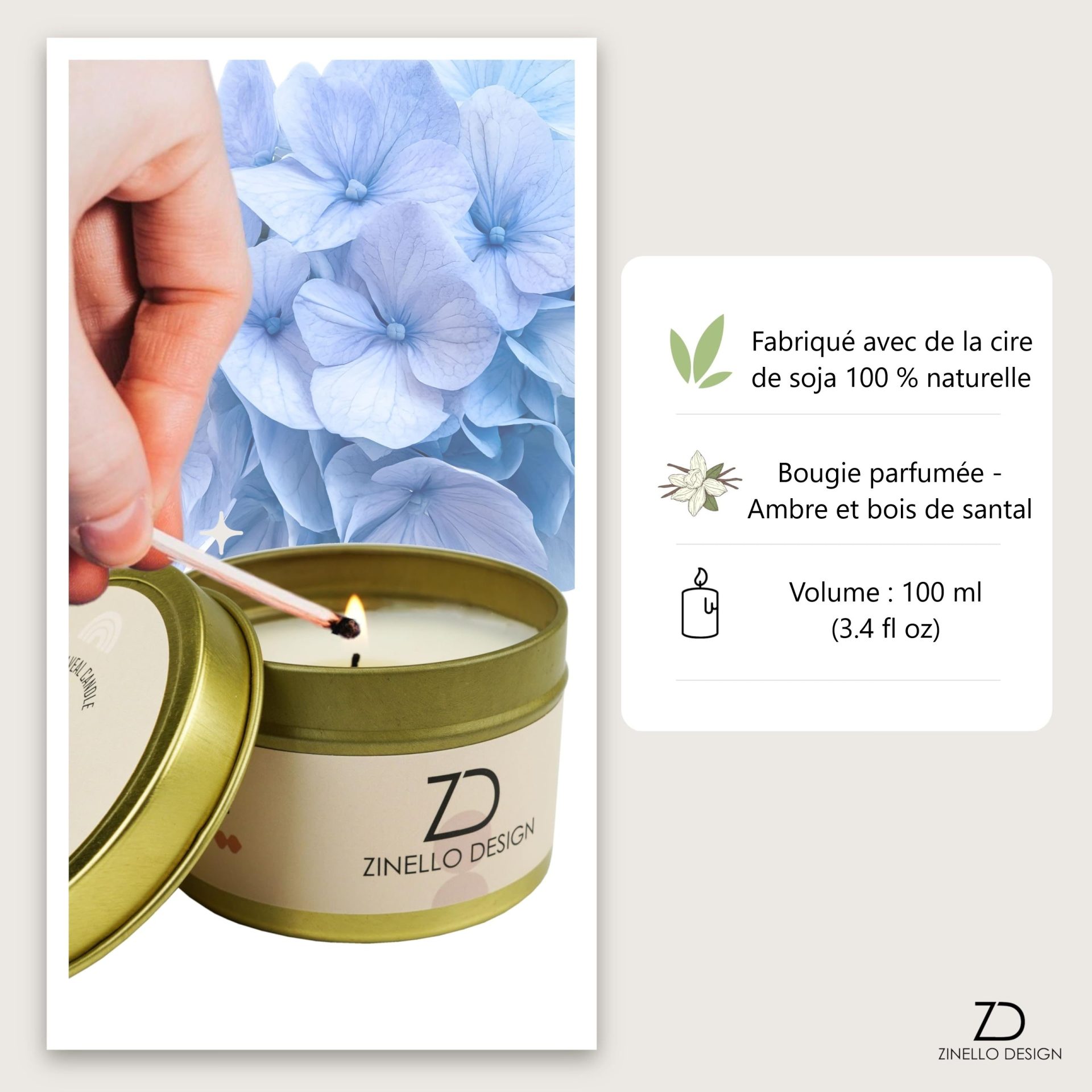 Bougie Parfumée “Dream Big” en cire de soja – Message caché révélé à la flamme – Idée cadeau motivation femme, ado, collègue, réussite – Bien-être, inspiration – 100 ml Bougie Parfumée “Dream Big” en cire de soja – Message caché révélé à la flamme – Idée cadeau motivation femme, ado, collègue, réussite – Bien-être, inspiration – 100 ml