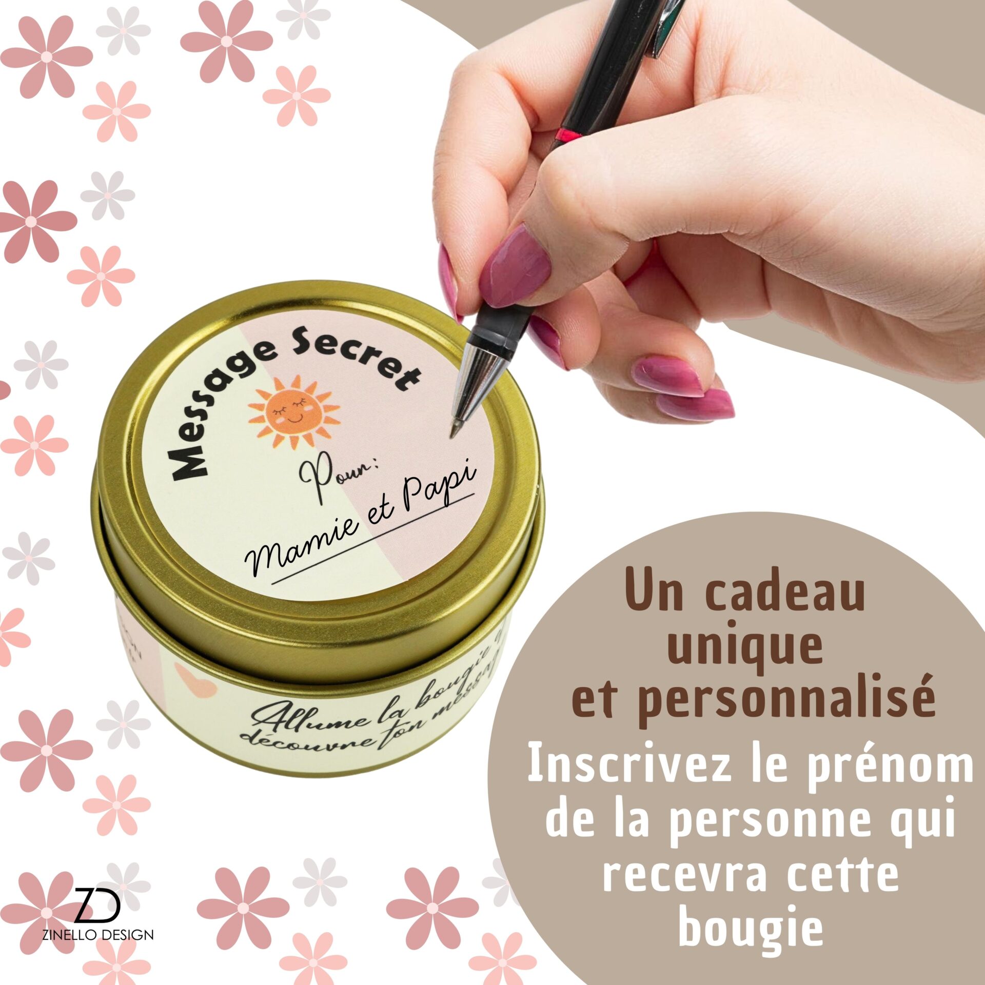 Lot de 4 Bougies Annonce Grossesse – Message Secret Révélé par la Flamme – Cadeau Papa Parrain Marraine Grand Parents Lot de 4 Bougies Annonce Grossesse – Message Secret Révélé par la Flamme – Cadeau Papa Parrain Marraine Grand Parents