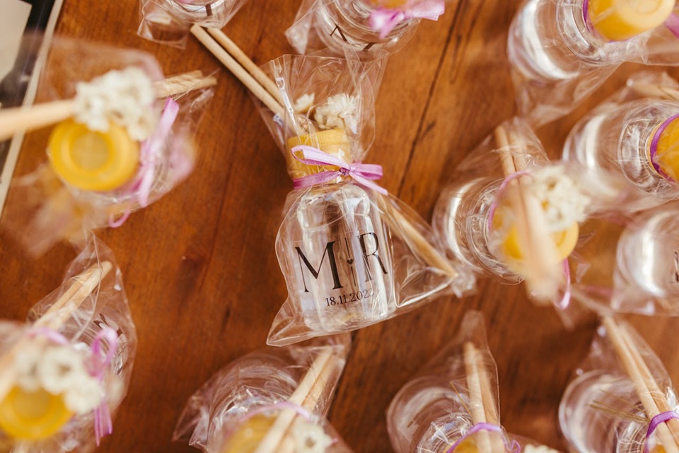 Des idées de goodies pour invités lors d'un mariage